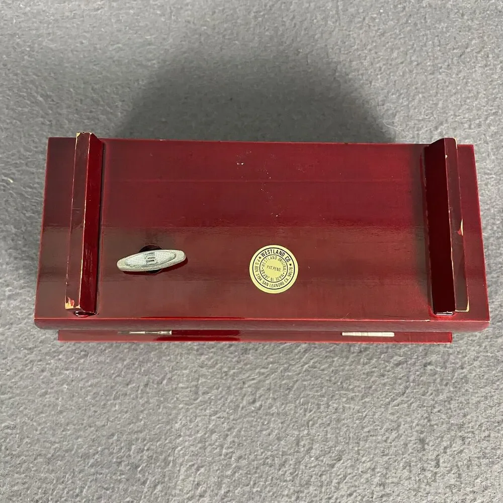 Vintage Jewelry Music Box San Francisco Plated Westland